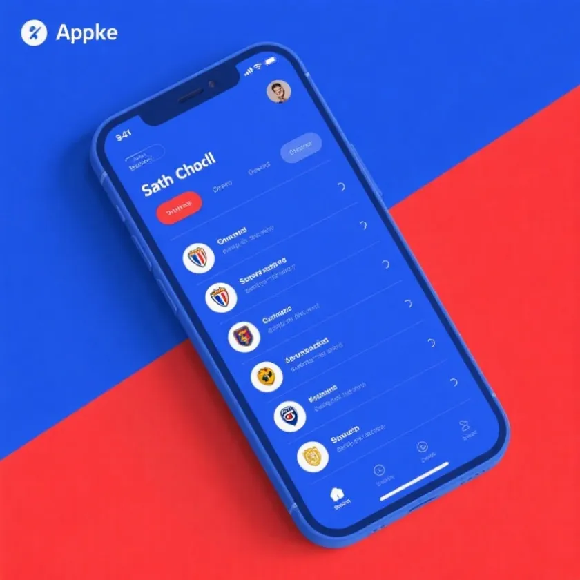 赛程列表界面示意